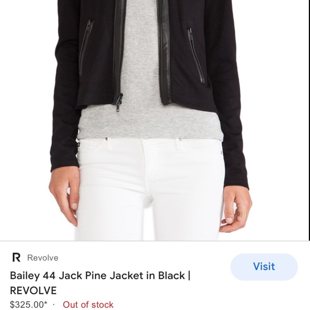 Bailey 44 Revolve Jack Pine Jacket Size Small - image 2